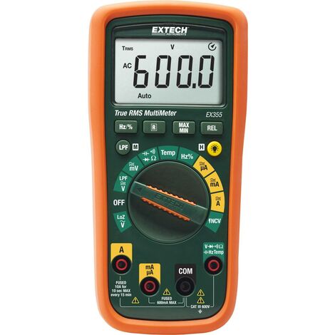 Extech EX355 Multimètre numérique CAT III 600 V Affichage (nombre de points): 6000 (1/4)