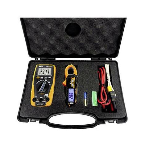 Multimètre numérique EKIT – Pince ampèremétrique CAT III 600 V – Affichage 4000 points – Mesure AC/DC jusqu'à 600 V – Ht Instruments