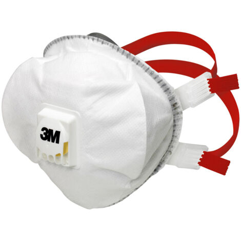 3M 8835+ Masque anti poussières fines avec valve FFP3 5 pc(s) EN 149:2001, EN 149:2009 DIN 149:2001, DIN 149:2009