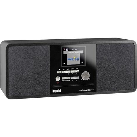 Imperial DABMAN i200CD Radio de table Internet DAB+, FM, Internet Bluetooth, DLNA, WiFi, AUX, radio (1/5)