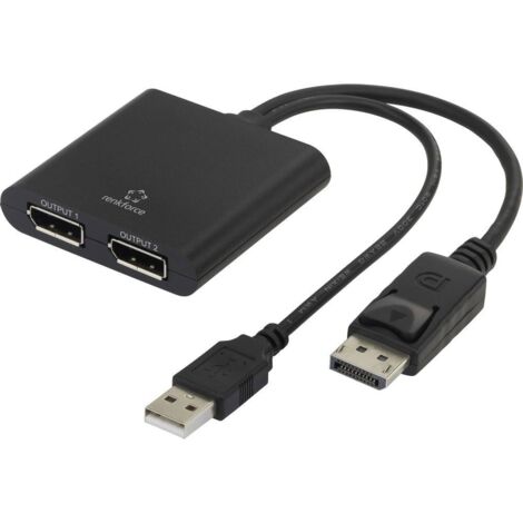 Répartiteur DisplayPort 1x2 Renkforce S687501 (1/4)