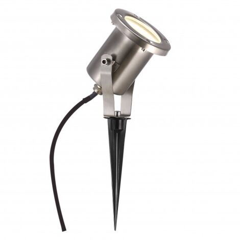 Nordlux 77029934 Taurus Projecteur à LED de jardin LED GU10 28 W acier inoxydable (1/5)