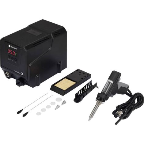 Toolcraft – Station de dessoudage numérique 90 W TO4861968 – Plage de température 160-480 °C – Changement de panne rapide – LED indicatrice