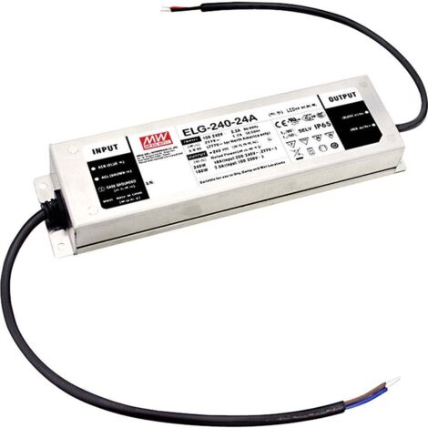 Mean Well ELG-240-24A-3Y Transformateur pour LED, Driver de LED à tension constante, à courant constant 240 W 5 - 10 A