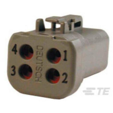 Boîtier femelle pour câble série DTP TE Connectivity DTP06-4S-E003 Nbr total de pôles 4 1 pc(s) X869801 (1/2)