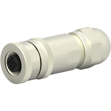 TE Connectivity T4110012021-000 Connecteur non confectionné pour capteurs/actionneurs M12 femelle, droit Nombre de pôles: 2 1 pc(s) D928161 (1/4)