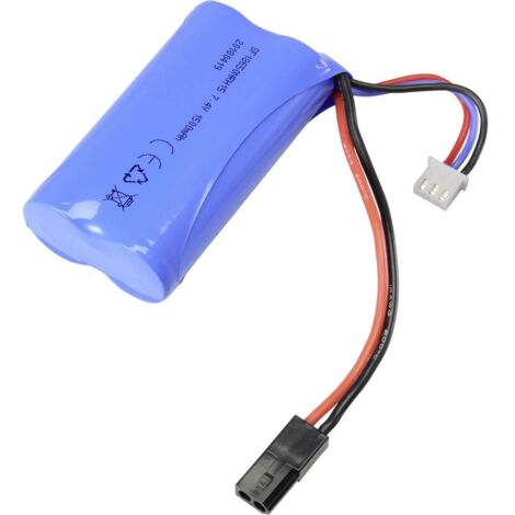 Reely Pack de batterie (LiIon) 7.4 V 1500 mAh Nombre de cellules: 2 1 C pack course mini fiche mâle D254411