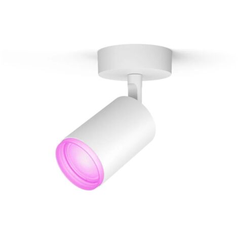 Philips Hue Spot de plafond LED 929003810701 Fugato GU10 4.2 W de blanc chaud à blanc froid, RVB (1/5)