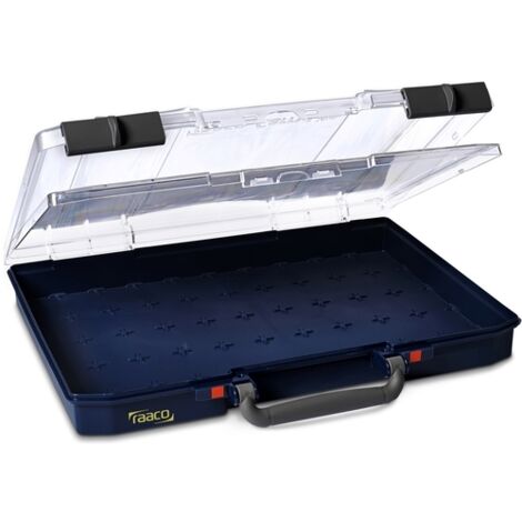 RAACO 142342 CARRYLITE 55 BOÎTE À COMPARTIMENTS SANS PROFIL EN U, BLEU