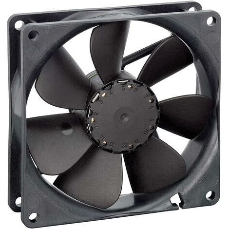 Ventilateur axial EBM Papst 3412 NGMV 9292506333 12 V/DC 70 m³/h (L x l x H) 25.4 x 92 x 92 mm 1 pc( (1/3)