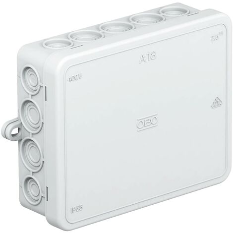 OBO Bettermann 2000410 Boîte de jonction (L x l) 100 mm x 125 mm 1 pc(s) R817631