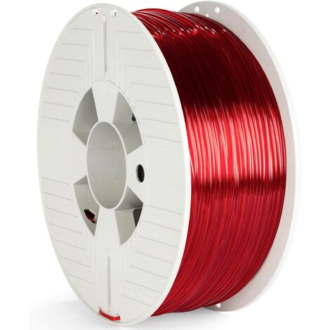 Filament Verbatim 55062 PETG 2.85 mm 1 kg rouge (transparent) 1 pc(s) R806941