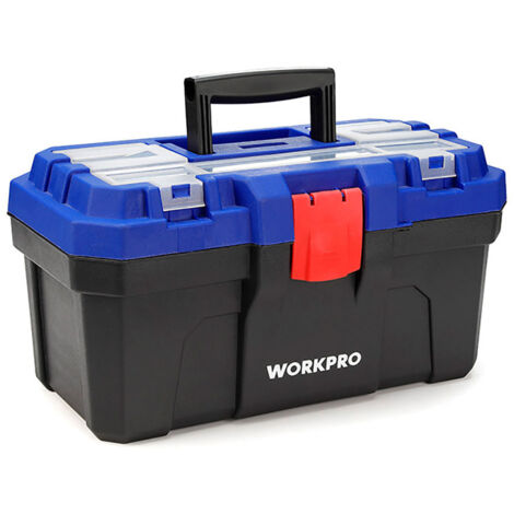 WorkPro WP283001 410 x 230 x 205 mm Boîte à outils vide bleu, noir Y231513