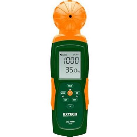 Appareil de mesure du dioxyde de carbone Extech CO240 0 - 9999 ppm avec fonction thermométrique, avec interface USB, avec fonction enregistreur de do Y639851 (1/2)