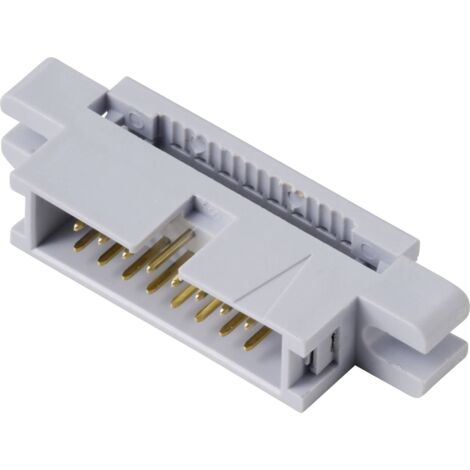 TRU COMPONENTS TC-13537808 Connecteur fil à carte avec bride de fixation Pas: 2.54 mm Nbr total de pôles: 16 Nbr de rangées: 2 1 pc(s) Y611353 (1/4)
