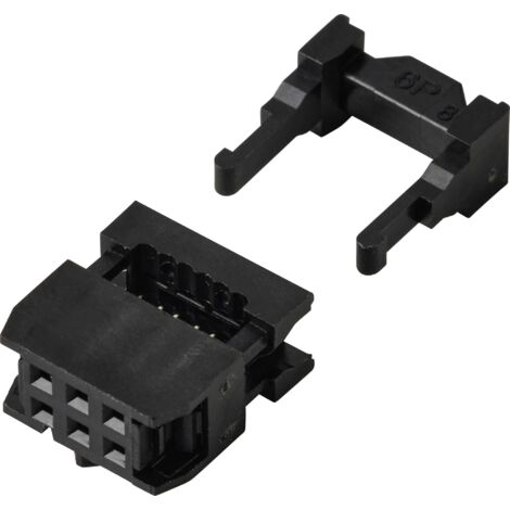 TRU COMPONENTS TC-13537784 Connecteur fil à carte avec décharge de traction Pas: 2.54 mm Nbr total de pôles: 6 Nbr de rangées: 2 1 pc(s) Y611183 (1/3)