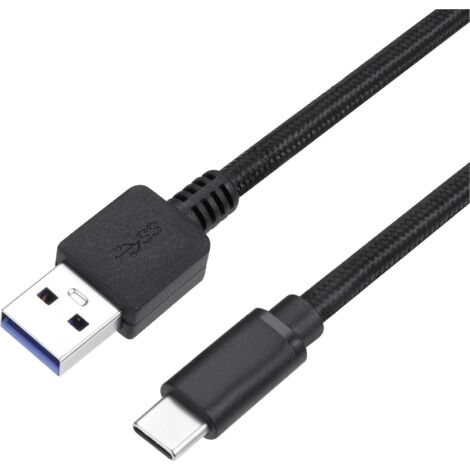Perixx Câble USB USB 3.0 USB-A mâle, USB-C® mâle 1.00 m noir 11797 A033162 (1/5)