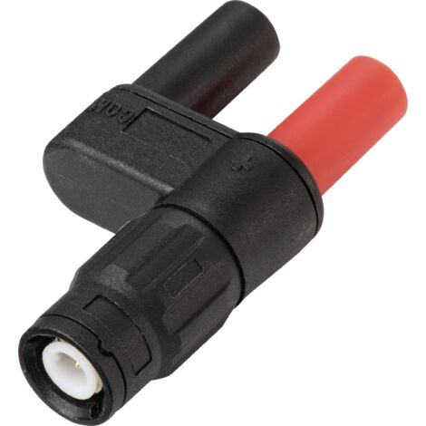 VOLTCRAFT MSC-110 PRISE ADAPTATEUR BNC MÂLE - FEMELLE 4 MM DROIT, ISOLÉ NOIR VC-17155645 (1/4)