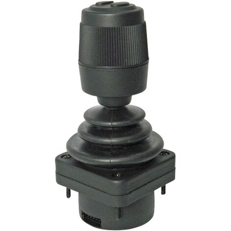 Joystick enfichable 0 V, 5 V – HF45S10 – IP68 pour environnements exigeants – Durée de vie 5.000.000 cycles – Couleur noire – Apem - Q042591