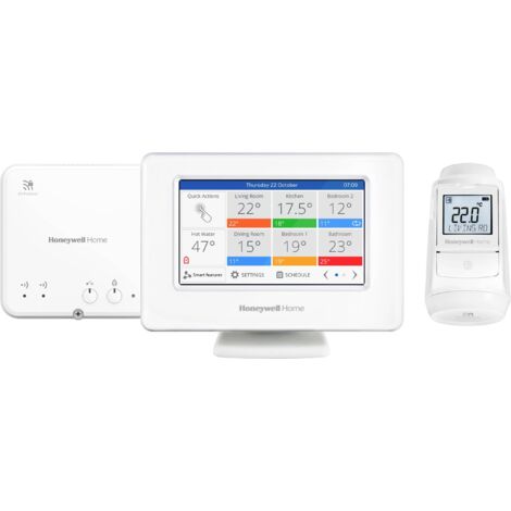 Honeywell Pack de têtes thermostatiques Honeywell evohome EVO-HOUSE-PLUS W343463 (1/3)