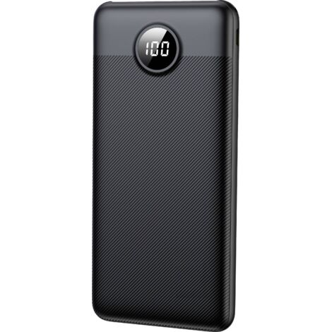 XCell Powerbank (batterie supplémentaire) 10000 mAh Power Delivery, Quick Charge 3.0, QC 3.0 LiPo noir affichage du sta (1/4)