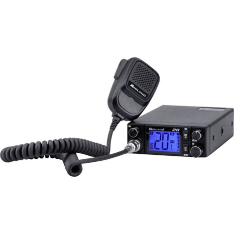 Radio CB Midland 28 AM/FM/ASQ/VOX 12/24 V 4 W