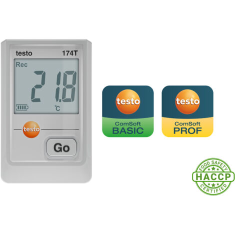 Testo 174T - Mini-enregistreur de temperature USB, EN 12830, HACCP