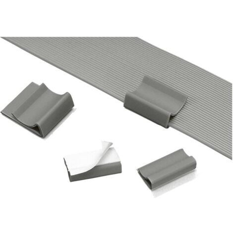 Panduit Flat Cable Mount Support de câble collage FCC-A-C8 gris 1 pc(s) (1/4)