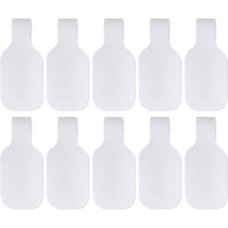 SpeaKa Professional SP-13756880 Marqueur de câble Surface d'étiquetage: 20 x 38 mm blanc 10 pc(s) (1/5)