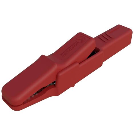 Pince Crocodile De Sécurité SKS - CAT III 1000V 20A - Rouge - 4 Mm