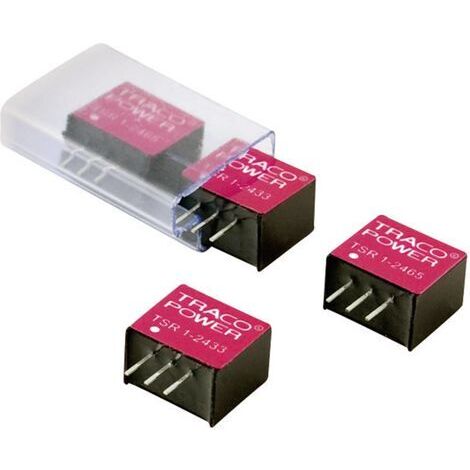 Convertisseur CC/CC pour circuits imprimés TracoPower TSR 1-24120 Nbr. de sorties: 1 x 24 V/DC 12 V/DC 1 A 12 W 1 pc(s) Q38844 (1/4)
