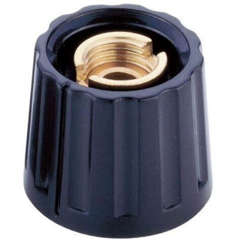 Tête de bouton rotatif Mentor 333.6 noir (Ø x H) 28 mm x 17 mm 1 pc(s) Q62845 (1/3)