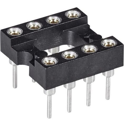 Support de circuits intégrés 15.24 mm, 2.54 mm Nombre de pôles: 40 contacts de précision 1 pc(s) Q60844 (1/2)