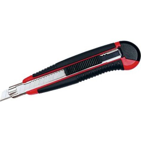 WEDO 78409 Cutter professionnel WEDO, AUTO-LOAD , 9 mm - n° 78409 noir/rouge 1 pc(s) Y21402