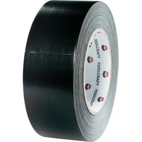 Ruban adhésif toilé Gaffer TOOLCRAFT 54B48L20SC noir (L x l) 20 m x 48 mm adhésif thermofusible 1 pc(s)