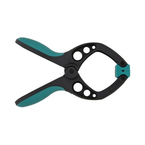 Wolfcraft – Pince de serrage à ressort 40 mm – Capacité de serrage 8 kg – Pour pièces rondes – Acier et plastique – Usage professionnel