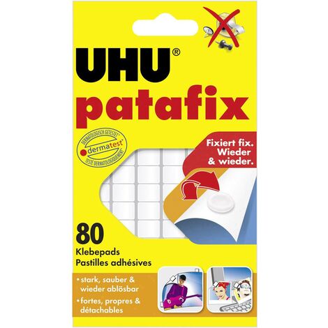 Pastilles adhésives Patafix blanc UHU 48810 W46652 (1/5)