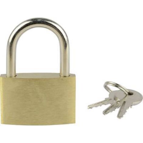 Cadenas Brüder Mannesmann M 413-35 or-jaune avec serrure à clé (1/2)