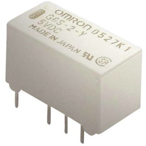 Omron G6S-2 5 VDC Relais pour circuits imprimés 5 V/DC 2 A 2 inverseurs (RT) 1 pc(s) S72617 (1/5)