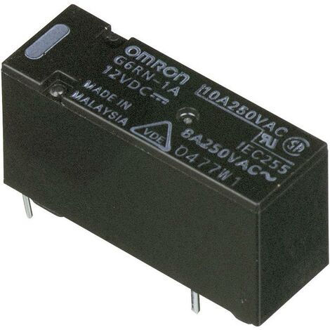 Omron G6RN-1 12DC Relais pour circuits imprimés 12 V/DC 8 A 1 inverseur (RT) 1 pc(s) S72053