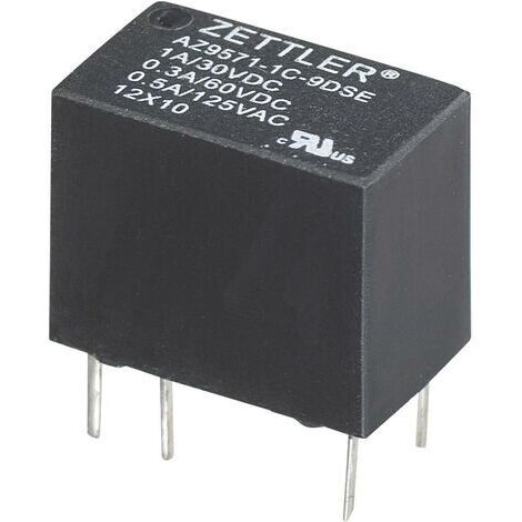 Zettler Electronics AZ9571-1C-3DSE Relais pour circuits imprimés 3 V/DC 1 A 1 inverseur (RT) 1 pc(s) S74137 (1/5)