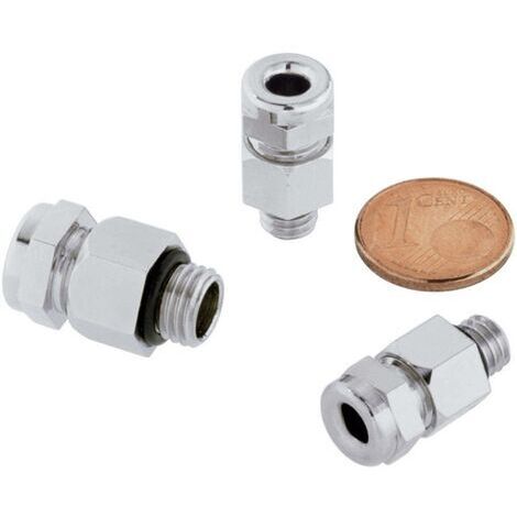 Presse-étoupe LAPP SKINDICHT® MINI M 8X1 52001880 M8 laiton nickel 1 pc(s) S58619 (1/5)