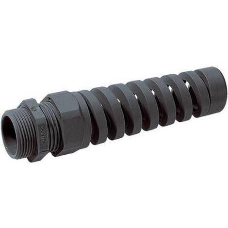 Presse-étoupe LAPP SKINTOP® BS-M 16 x 1.5 53111710 avec spirale de protection anti courbure M16 Polyamide noir (RAL 9005) 1 pc(s) S58602 (1/2)