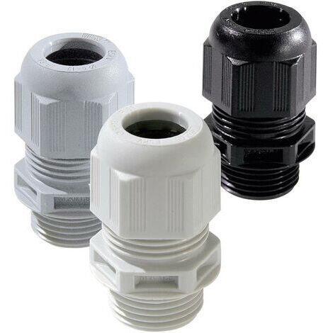 Presse-étoupe Wiska ESKV M16 RAL 9005 10066121-1 M16 Polyamide noir 1 pc(s) S25559