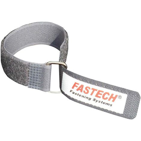 FASTECH® F101-20-220M-FT Bande auto-agrippante avec boucle partie velours et partie agrippante (L x l) 220 mm x 20 mm gris 1 pc(s) S24402 (1/4)