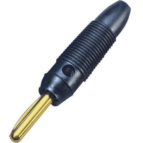 BKL Electronic 072150/G Fiche banane mâle, droit Ø de la broche: 4 mm noir 1 pc(s) S19448 (1/3)