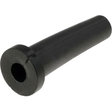 Passe-fil anti-pliure HellermannTyton HV2101-PVC-BK-M1 632-01010 Ø max. des bornes 5.5 mm PVC noir 1 pc(s) S19680