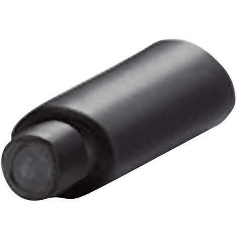 Capuchon d'extrémité thermorétractable HellermannTyton PEC-6/2-PEX-BK-L1 416-00001 Ø intérieur nominal (avant réduction): 6 mm 1 pc(s) S15140