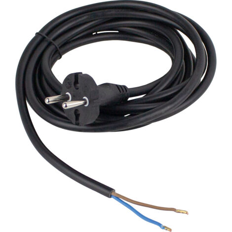 Bohrmaschinen-Anschlussleitung 230V 16A 3m H05VV-F 2x1,0 IP20