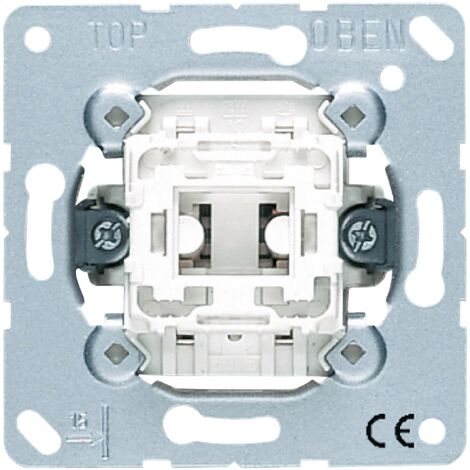 JUNG 533U MÉCANISME BOUTON POUSSOIR 10 AX 250 V INVERSEUR UNIPOLAIRE AVEC NEUTRE SÉPARÉ (1/3)